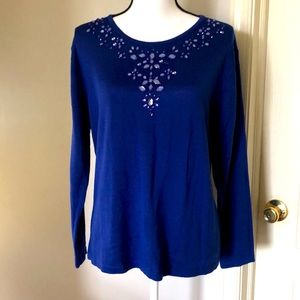 Royal Blue Sweater - Large